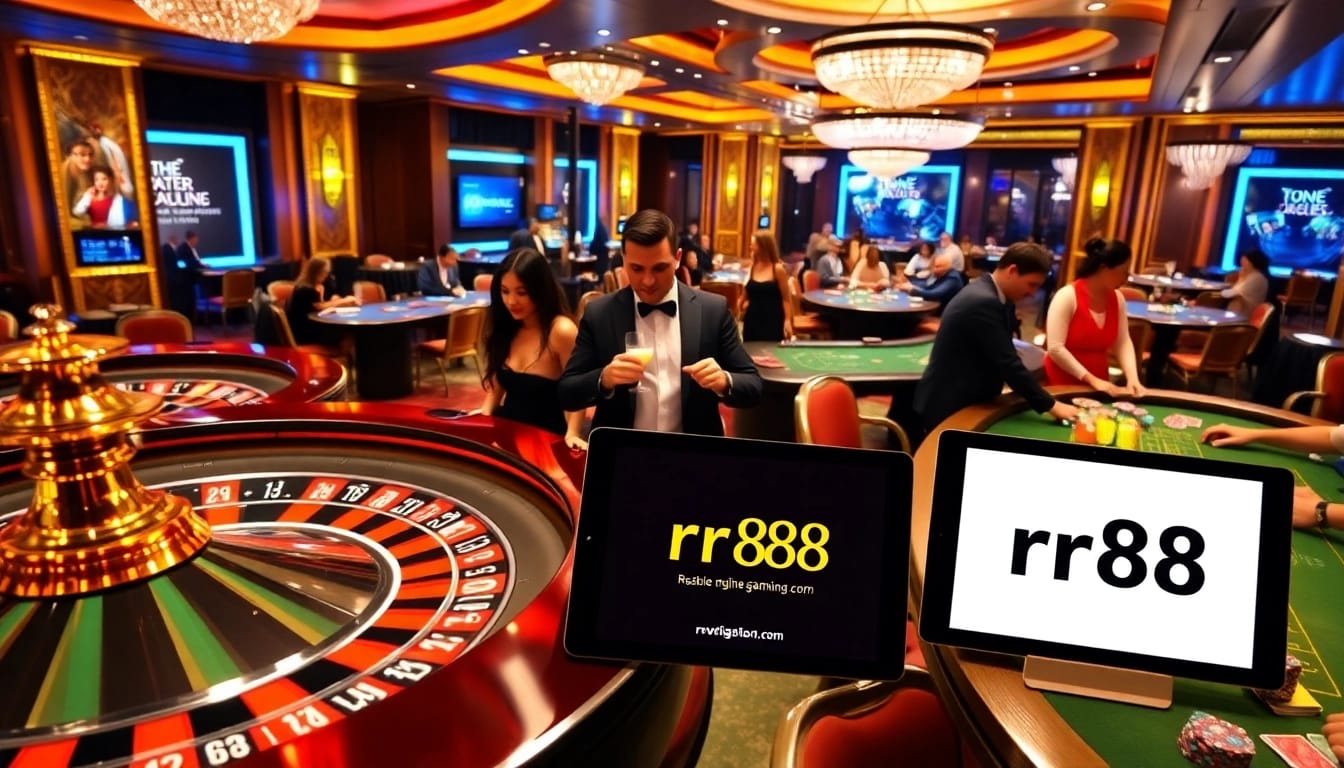 Experience thrilling gameplay at RR88 by engaging with elite table settings and the vibrant link rr88 interface.