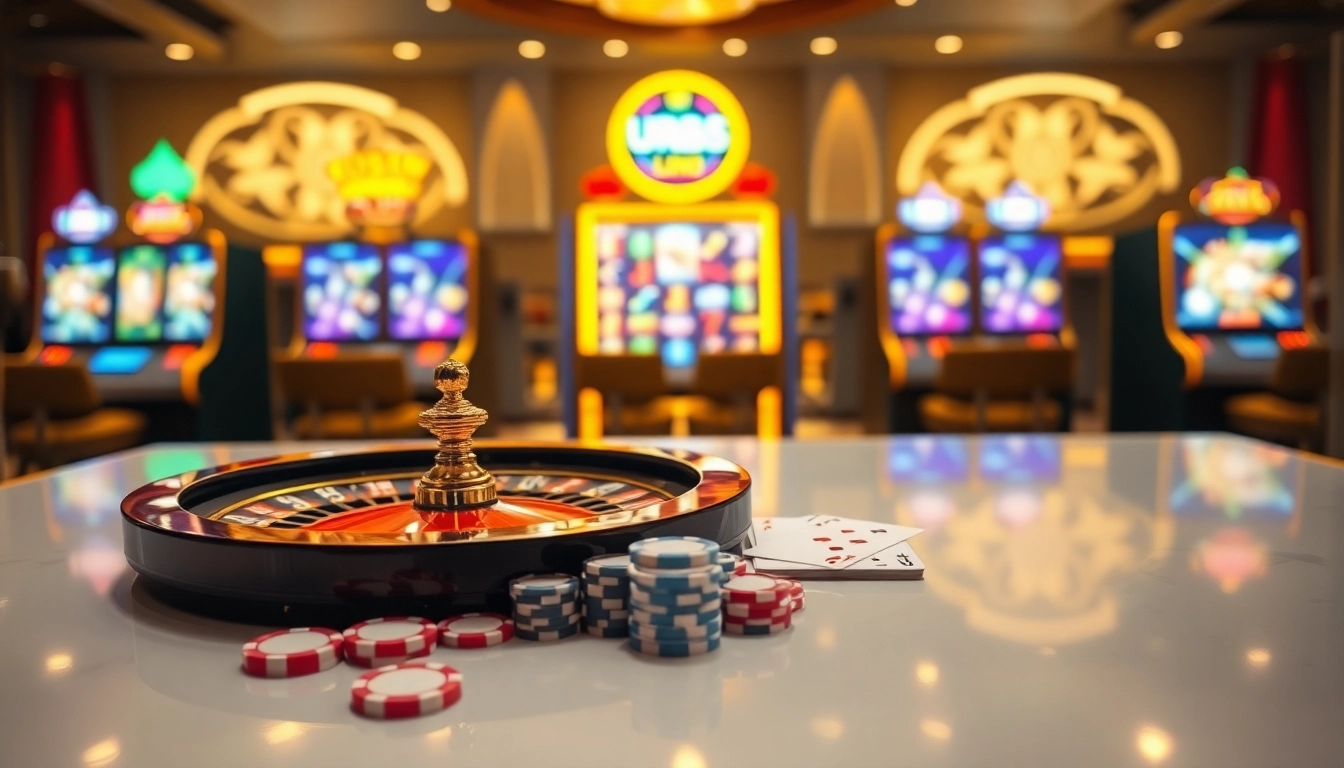 Experience thrilling games at urr88.com with vibrant casino elements and professional design.