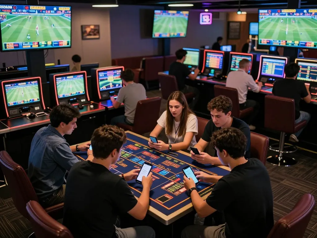 Engaged bettors using the SC88 platform to analyze odds in a dynamic sports betting scene