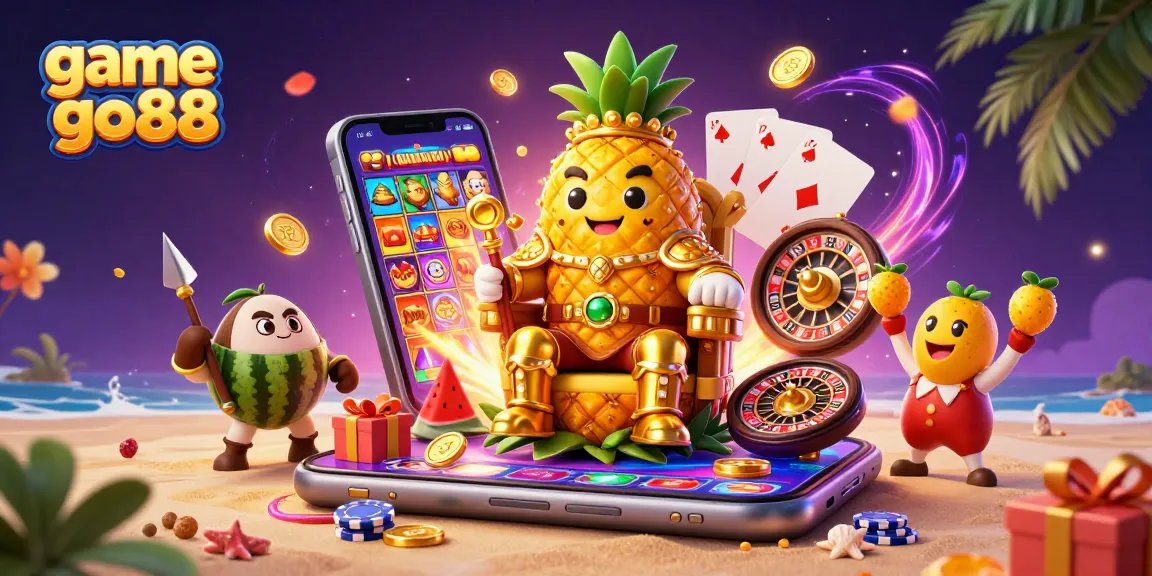 Experience the vibrant action of game go88 with a magical casino scene full of treasures.