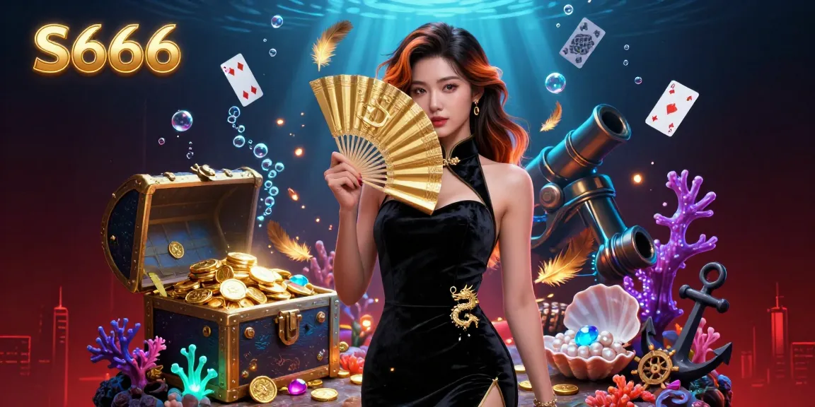 S666 invites players to engage in thrilling underwater adventures with a stunning and elegant atmosphere.
