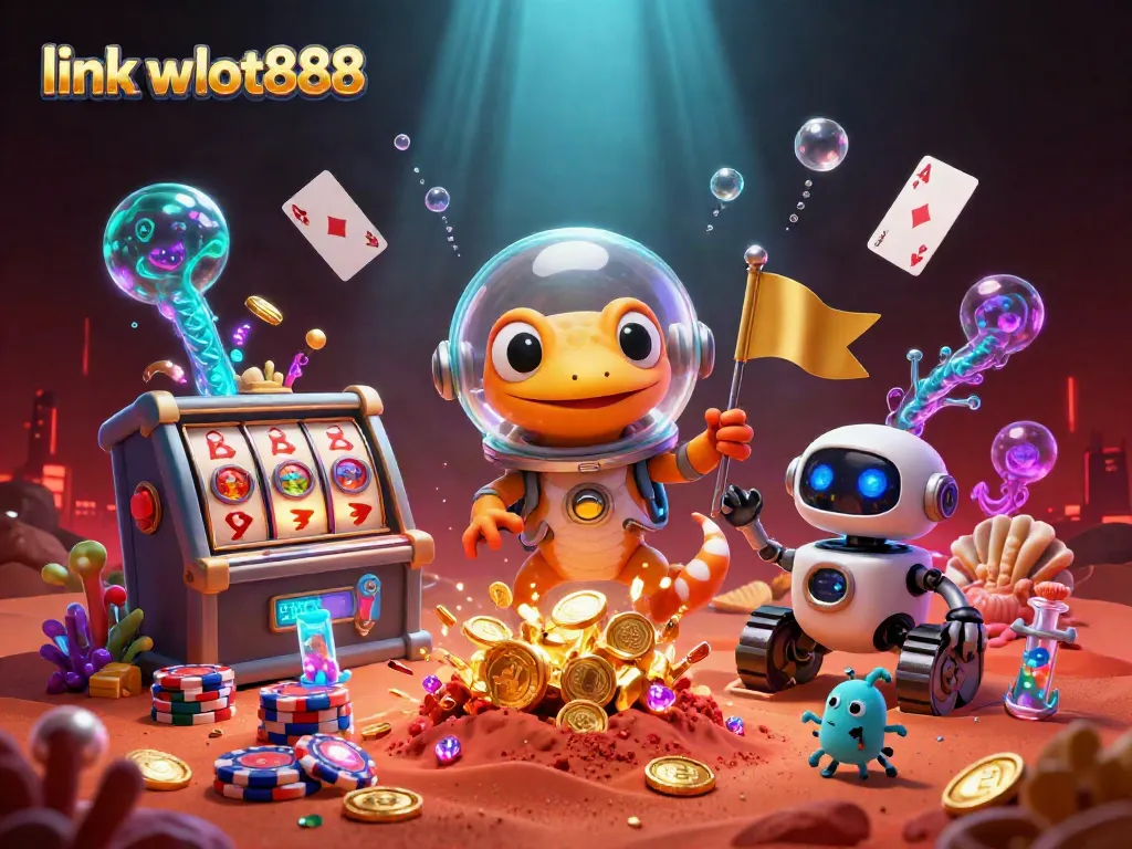 Menangkan jackpot dengan link wslot888 sambil menjelajahi kasino emas di Mars.