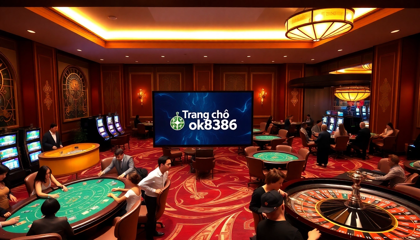 Experience the thrill of gambling at Trang chủ ok8386 with vibrant casino games and excitement.
