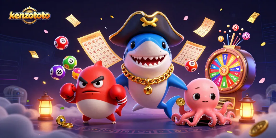 Engage with kenzototo’s thrilling lottery experience featuring vibrant characters and dynamic game elements.