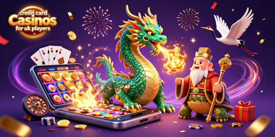 Experience the excitement of credit card casinos for UK players with dynamic slot games and vibrant characters.