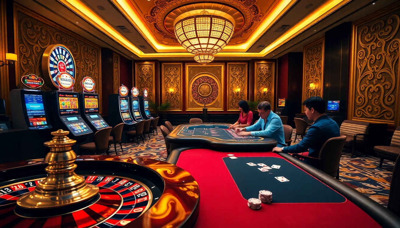 Experience the excitement of gambling at Nhà Cái RR88 with engaging casino visuals.