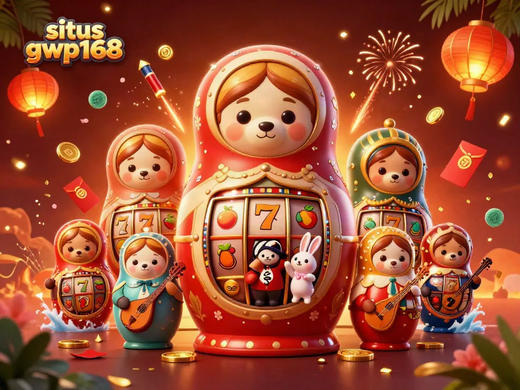 Permainan menarik situs gwp168 dengan karakter kartu dan simbol slot.