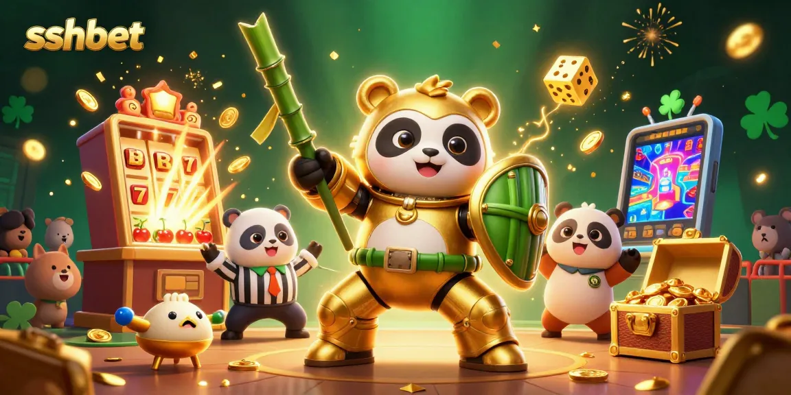 Experience thrilling wins at sshbet with a vibrant 3D casino illustration showcasing dynamic games and features.