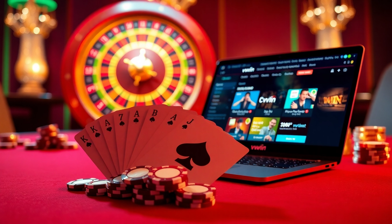 Experience luxury gaming at vvvwin with vibrant casino elements and engaging layouts for gamblers.