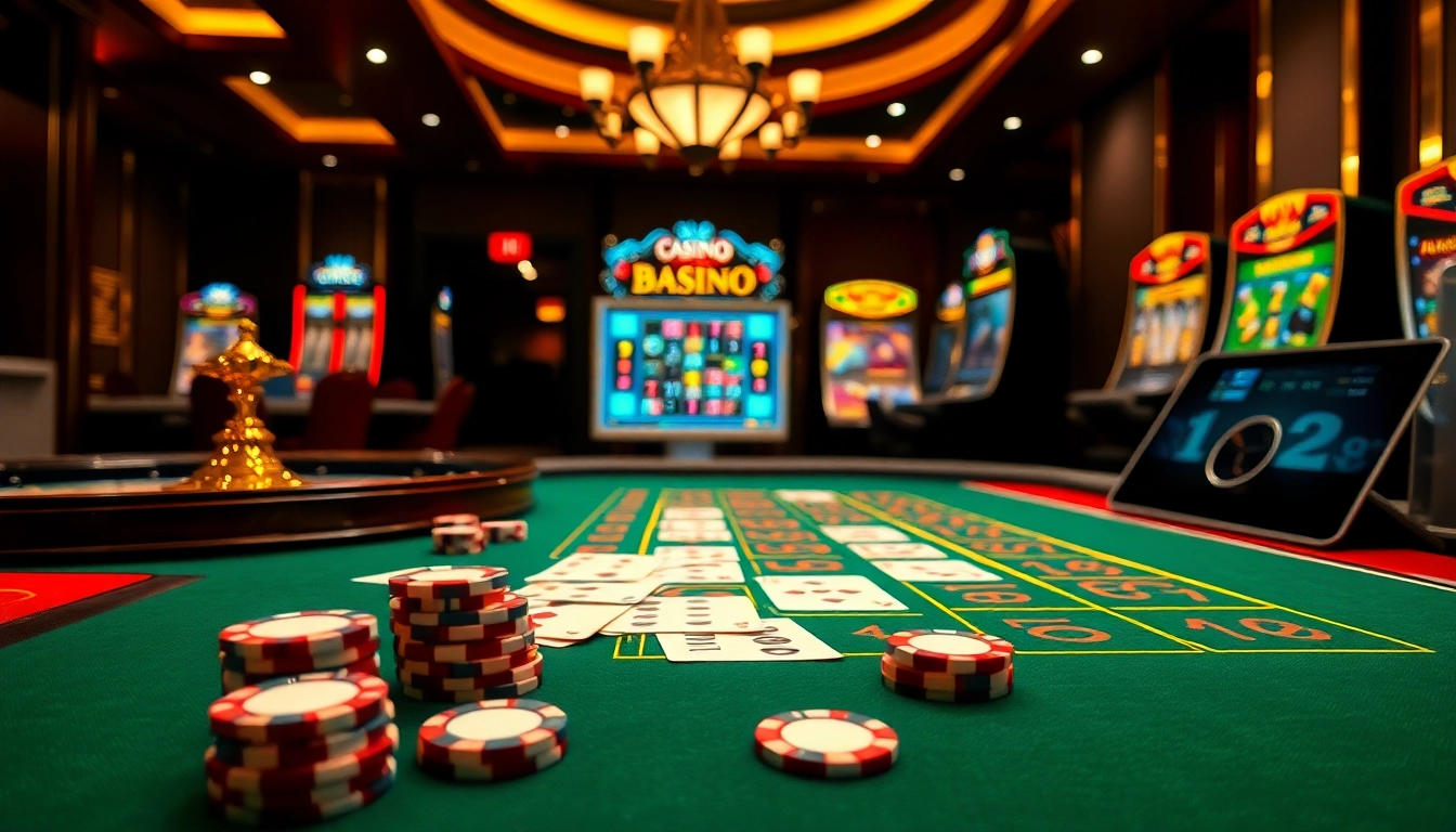 Engaging casino atmosphere showcasing QQMacan's premier gaming experience with dynamic slot machines.