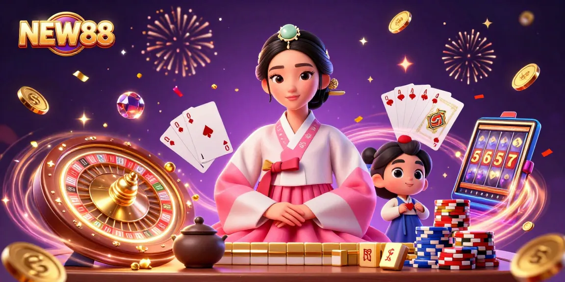 Experience the thrill of NEW88 with dynamic casino elements like roulette and poker.