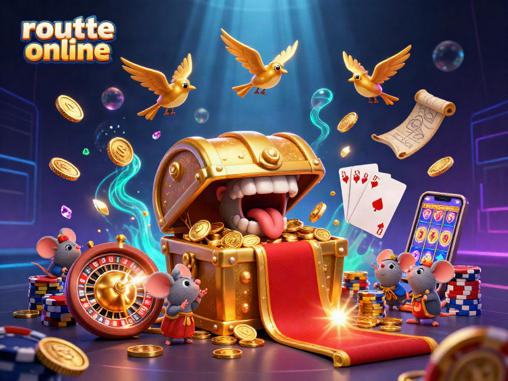 Spin to win at roulette online with animated 3D treasure chests and sparkling gems!