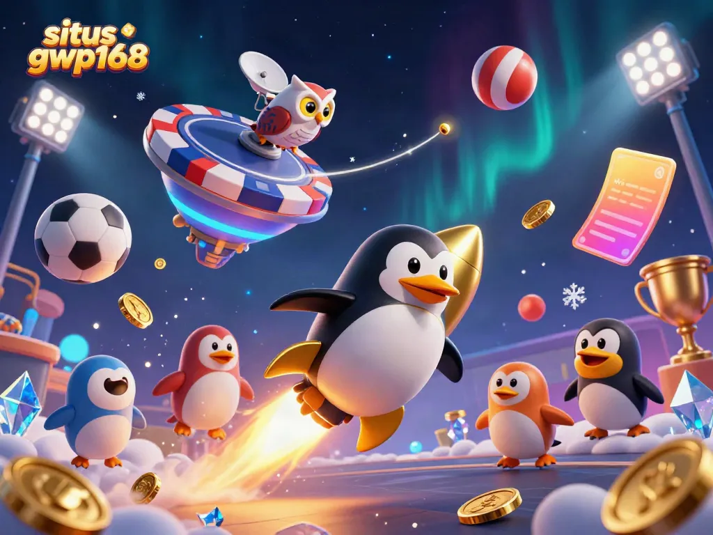 Menggali pengalaman bermain di situs gwp168 dengan karakter penguin robot emas dan hadiah menarik.