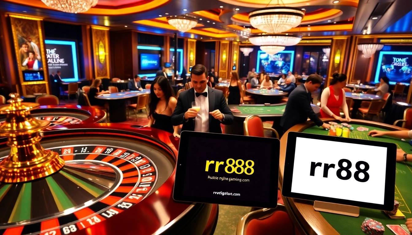 Experience thrilling gameplay at RR88 by engaging with elite table settings and the vibrant link rr88 interface.