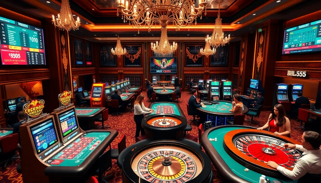 Experience excitement at https://bl555.black with vibrant gaming tables and modern slot machines.