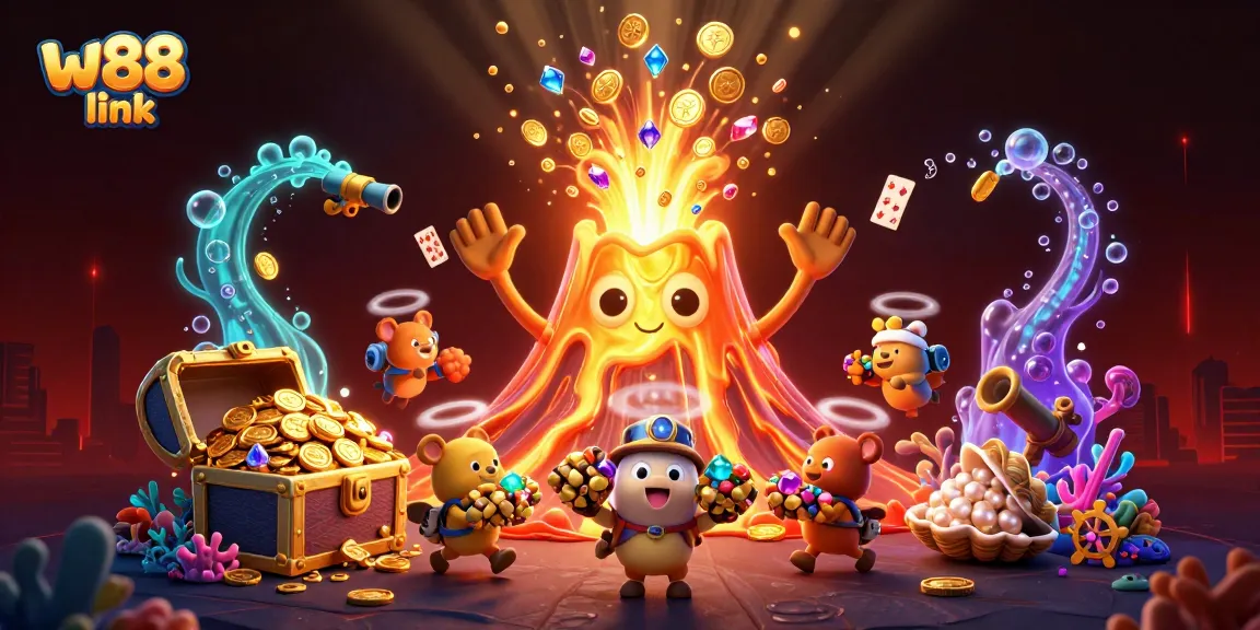 Experience excitement with the w88 link while winning treasures in a vibrant casino scene.