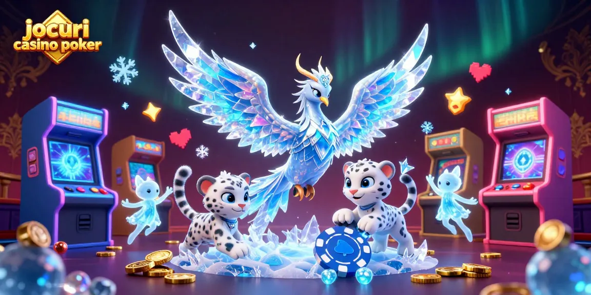 Joacă jocuri casino poker cu o ilustrație vibrantă și captivantă care aduc divertismentul online la viață.