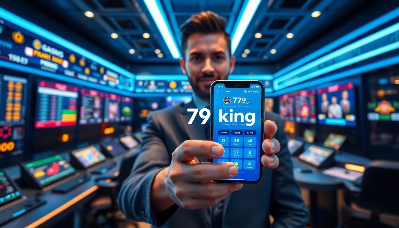 79king online betting platform user interface on a secure device