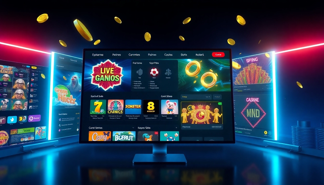 Image showcasing the dynamic online gambling platform 79KING with various games displayed in a colorful, modern interface.