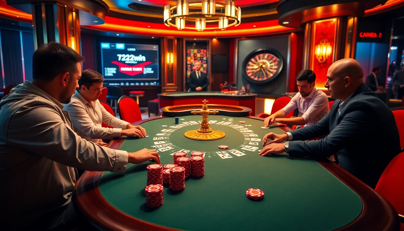 Experience high-stakes poker action at https://32win.capital/ with vibrant casino visuals and digital gambling elements.