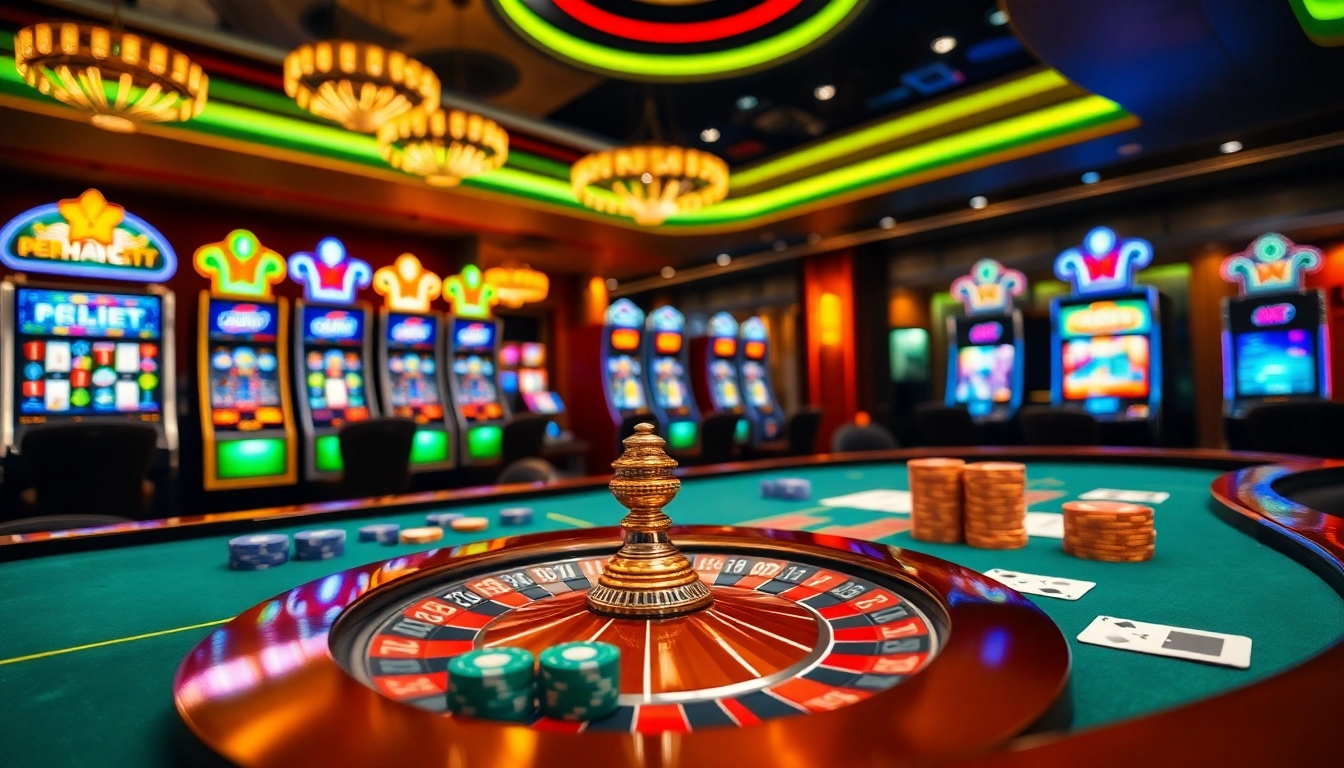 Experience the thrill of gambling at THABET's luxurious casino tables and vibrant slot machines.