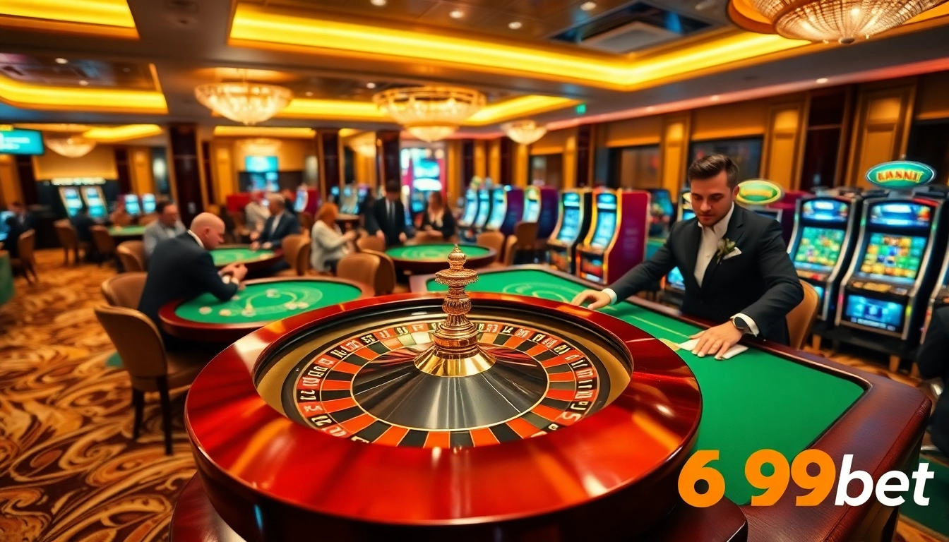 Experience the thrill of casino gaming at 669bet with vibrant tables and engaging players.