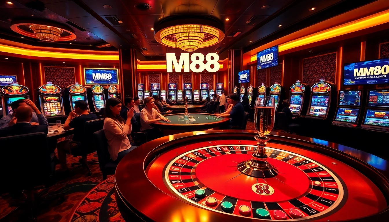 Experience the excitement of casino gaming at MM88 with vibrant tables and thrilling visuals.