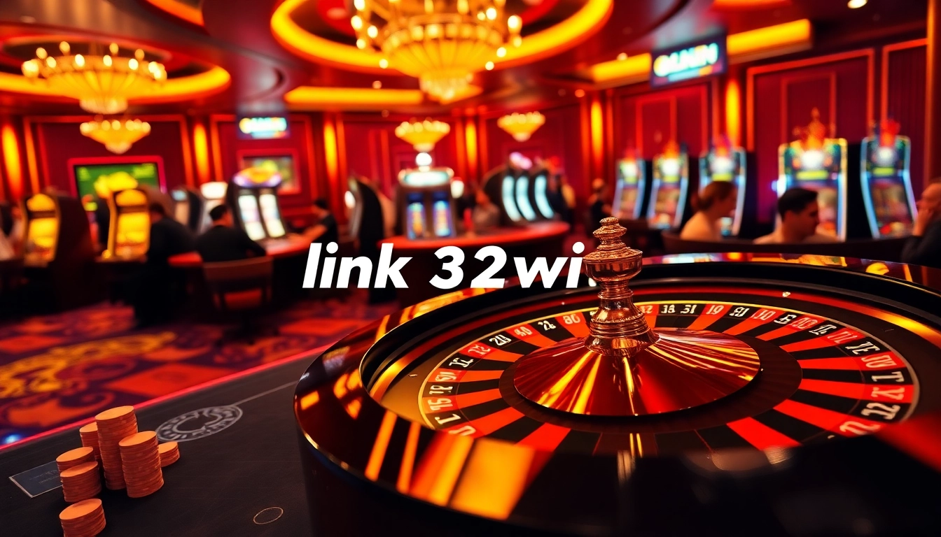 Experience the thrill of gambling at 32win with vibrant casino tables and exciting games.