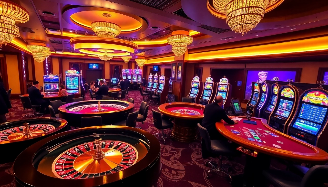Experience high-stakes excitement with https://vmaxso.uk/ at a luxurious casino, featuring roulette wheels and poker action.