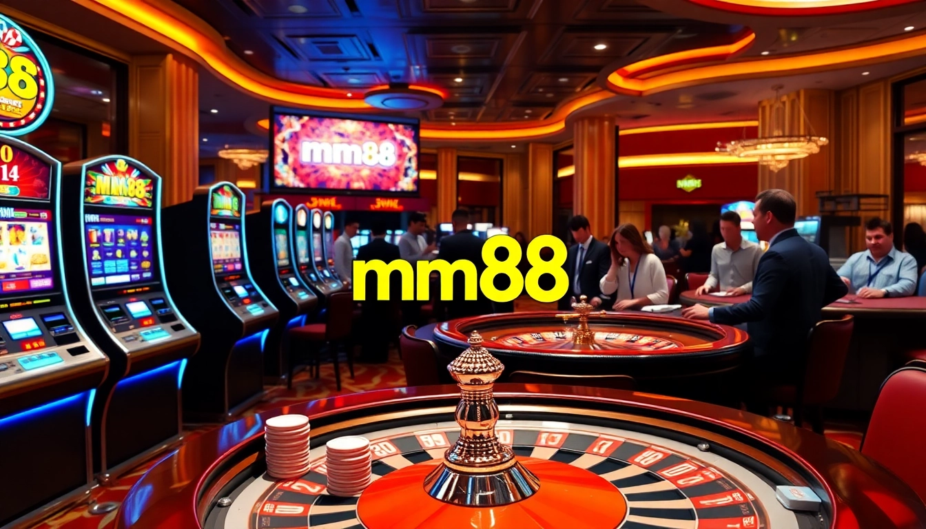 Engage in thrilling gambling experiences at mm88 with vibrant casino games and action.