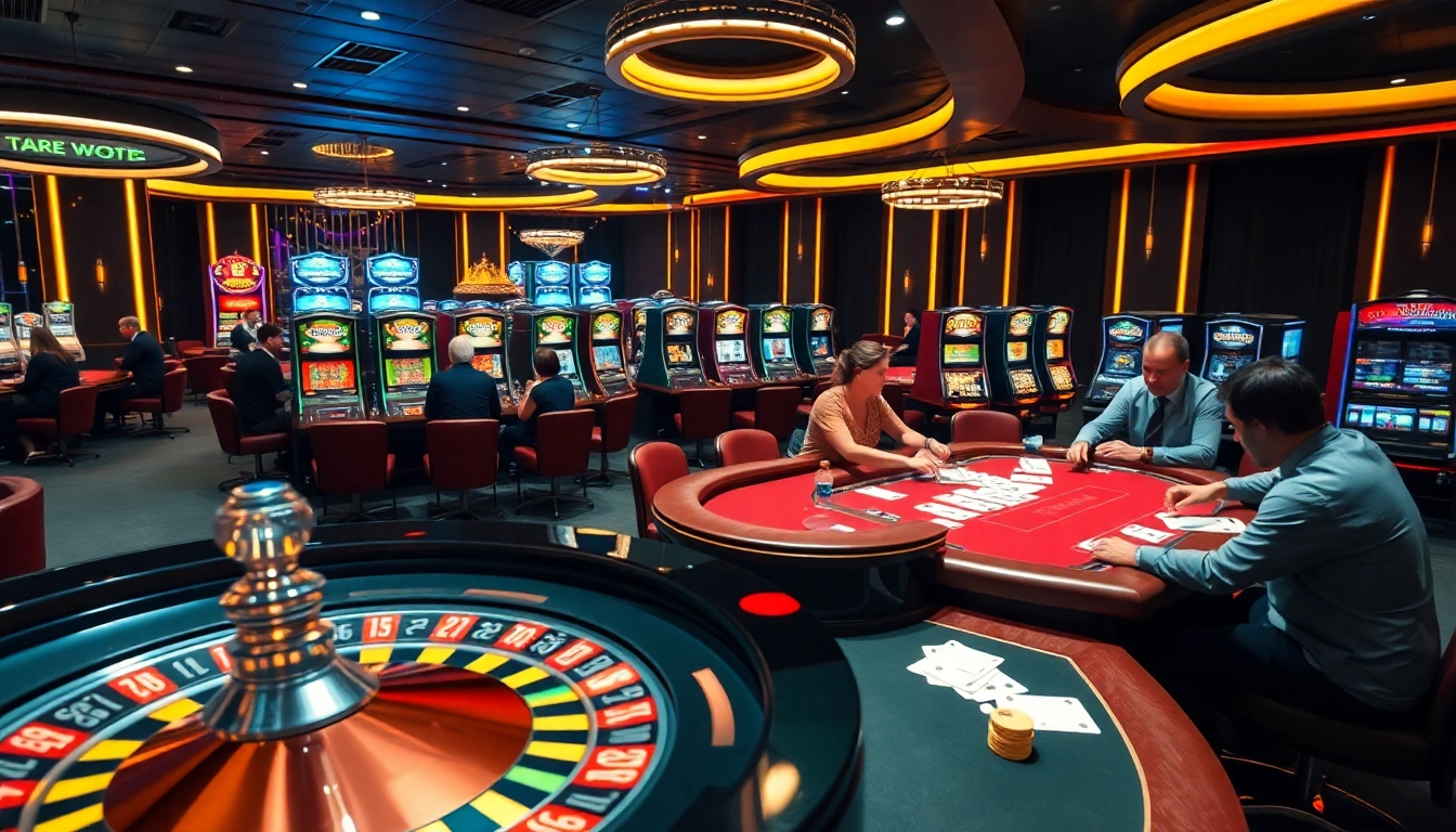 Engaged players experience the thrill of gambling at 8kbest.net with bright lights and roulette excitement.