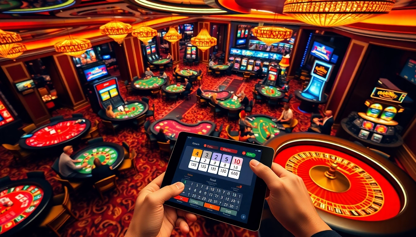 Experience thrilling gameplay at https://ga888.at with vibrant casino tables and excited players.