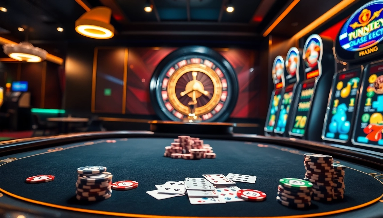 Experience high-stakes gambling at bl555.link with luxurious poker tables and exciting gaming action.