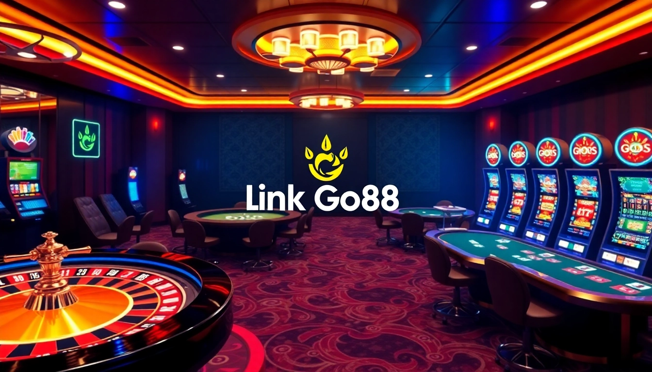 Engage with Link Go88 at an exciting online casino featuring vibrant tables and interactive games.