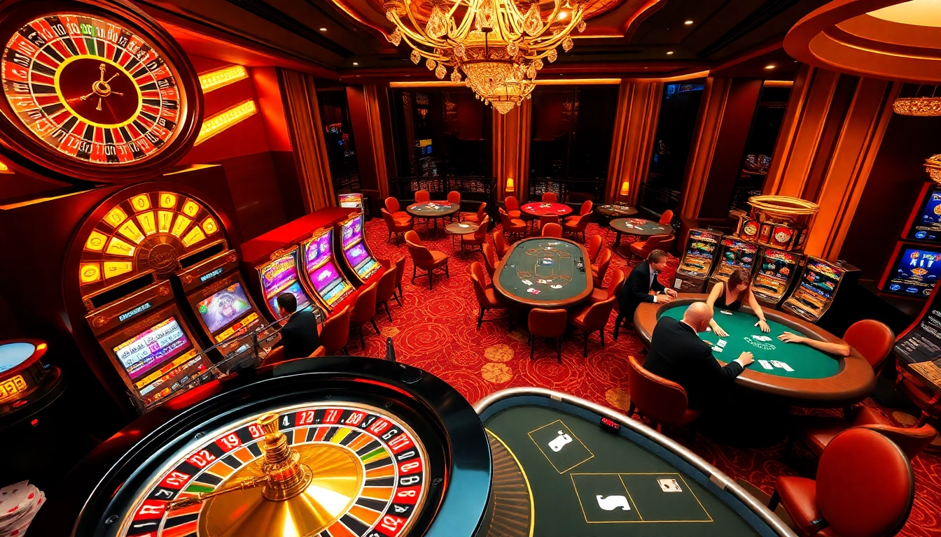Experience the thrill of gaming action at https://nh88.net/ with players enjoying roulette and poker.