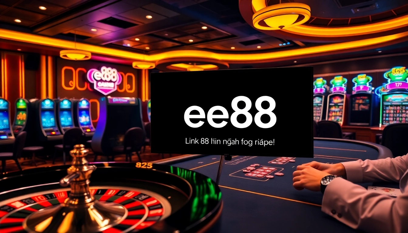 Experience thrilling gameplay at ee88 link đăng nhập amidst an elegant casino setting.