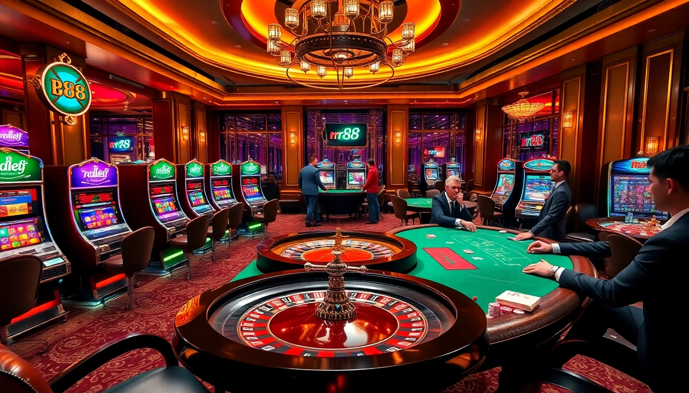 Experience thrilling casino action at rr 88 with dynamic poker games and vibrant slot machines.