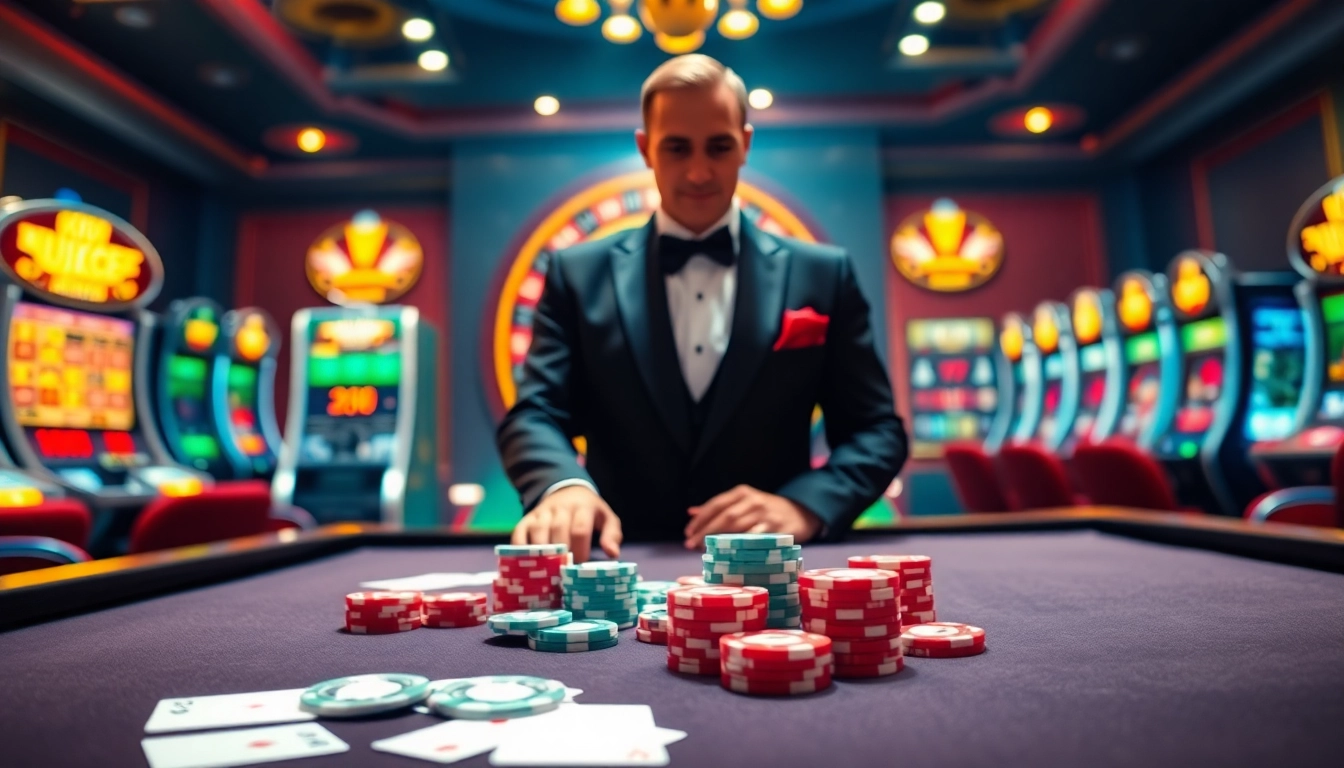 Play poker at https://xx88tv.com/ while enjoying a luxurious casino atmosphere with roulette and slot machines.