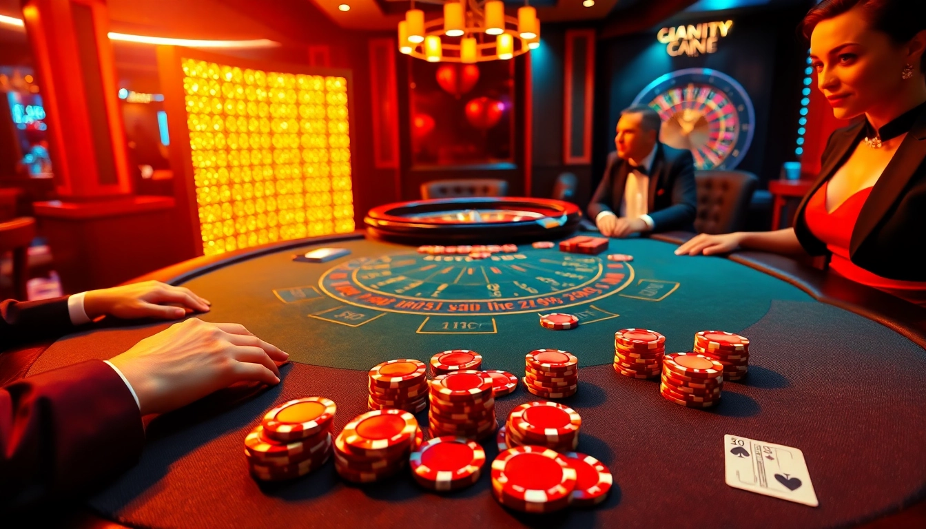 Experience excitement at https://kk55.blue/ with vibrant poker chips on a luxurious blackjack table.