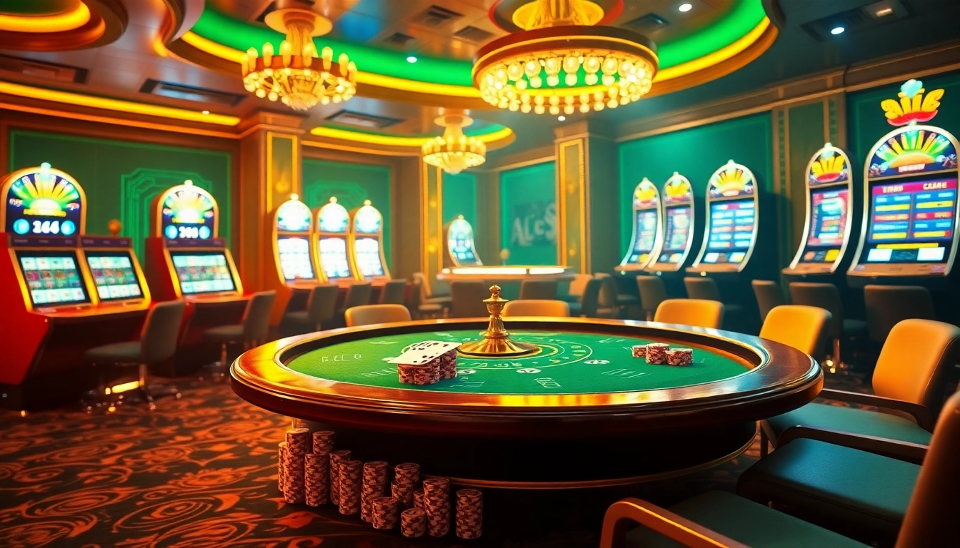 Experience the excitement of situs apiraja88 with vibrant casino elements and professional gaming atmosphere.